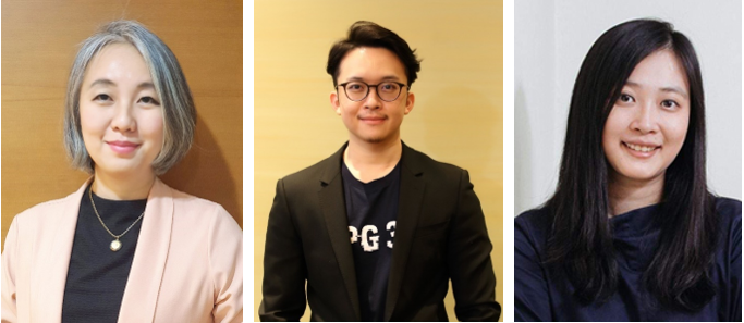 ดร.สุนทรีย์ ส่งเสริม (กระทรวงดิจิทัลเพื่อเศรษฐกิจและสังคม) ดร.พีรพัฒ โชคสุวัฒนสกุล (จุฬาลงกรณ์มหาวิทยาลัย) และ อ.ฐิติรัตน์ ทิพย์สัมฤทธิ์กุล (มหาวิทยาลัยธรรมศาสตร์)