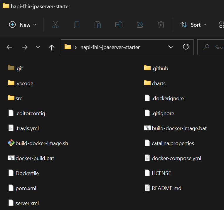 Folder ที่ได้จากการ Clone