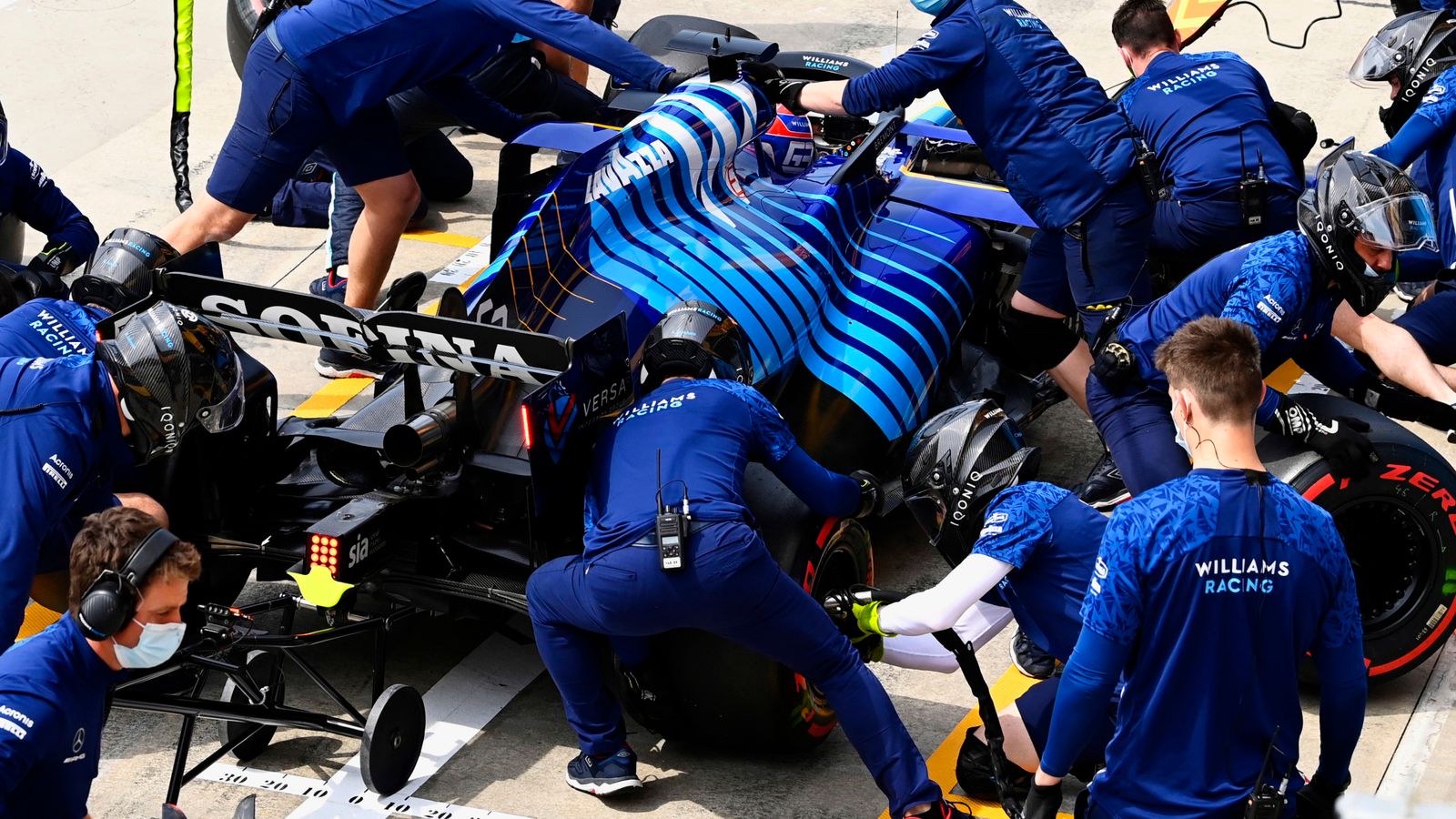 Williams pledge to complete 100 pit stops over Portuguese GP weekend for  Captain Tom 100 charity challenge | F1 News