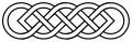 A basic (pseudo-)Celtic linear knot (original PNG)