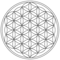 Basic "Flower of life" geometric pattern (SVG version)
