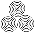 Basic modern form of triple spiral symbol (original PNG)