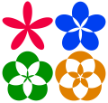 Mathematics-based "flowers"