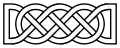 A real Celtic basic linear knot