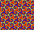 Closer triskelion tesselation